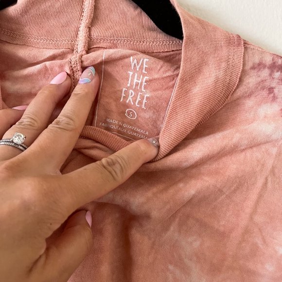 Free People Be Free Tie Dye Top - Cabernet Combo - Picture 6 of 7